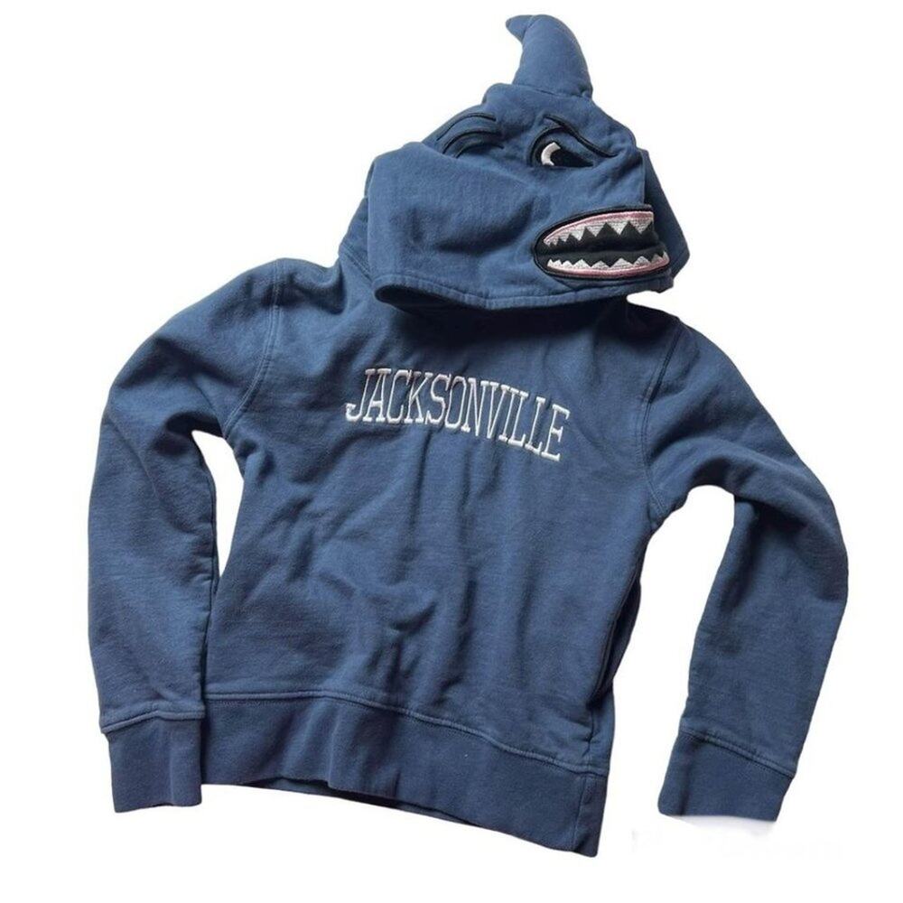 Jacksonville Florida Unisex Kids 4T Blue Shark Sweatshirt Florida Souvenir Shirt